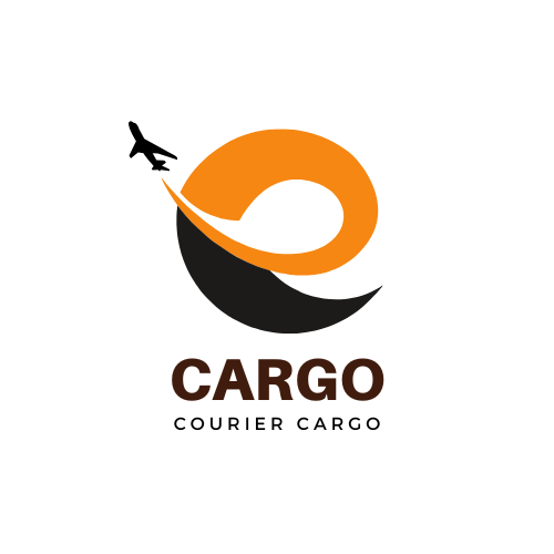 Modern simple ernane courier cargo logo